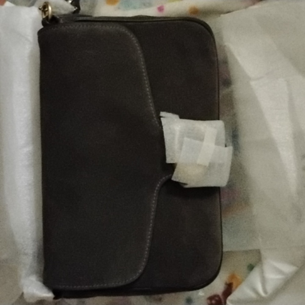 Coach Olive Suede Soft Tabby NWT Card Holder Not Included. - Picture 5 of 6